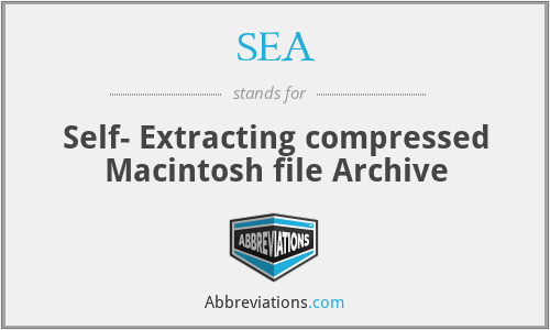 SEA - Self- Extracting compressed Macintosh file Archive