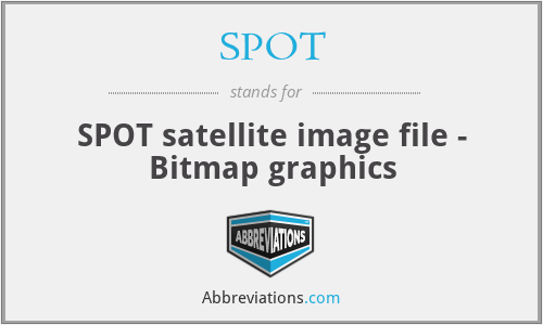 SPOT - SPOT satellite image file - Bitmap graphics