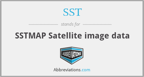 SST - SSTMAP Satellite image data