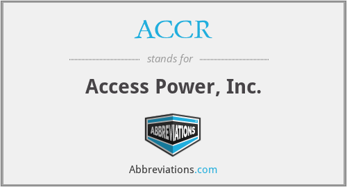 ACCR - Access Power, Inc.