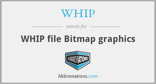 WHIP - WHIP file Bitmap graphics