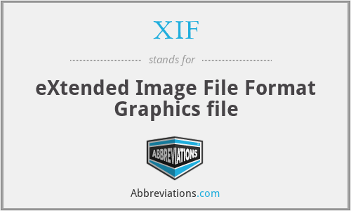 XIF - eXtended Image File Format Graphics file