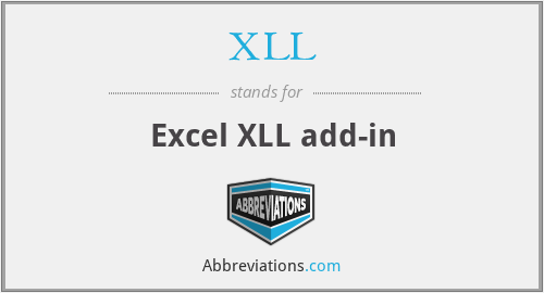 XLL - Excel XLL add-in