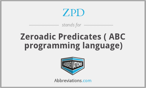 ZPD - Zeroadic Predicates ( ABC programming language)