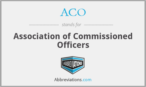 ACO - Association of Commissioned Officers