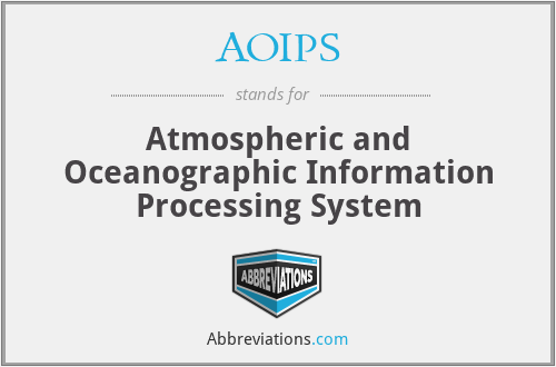 AOIPS - Atmospheric and Oceanographic Information Processing System