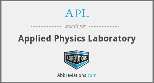 APL - Applied Physics Laboratory