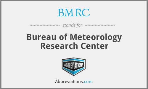 BMRC - Bureau of Meteorology Research Center