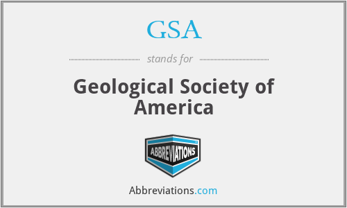 GSA - Geological Society of America