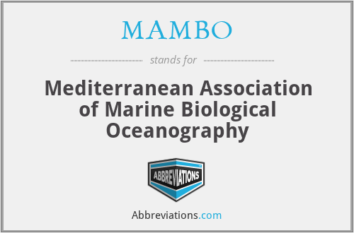 MAMBO - Mediterranean Association of Marine Biological Oceanography