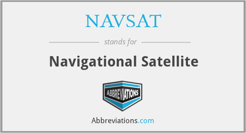 NAVSAT - Navigational Satellite