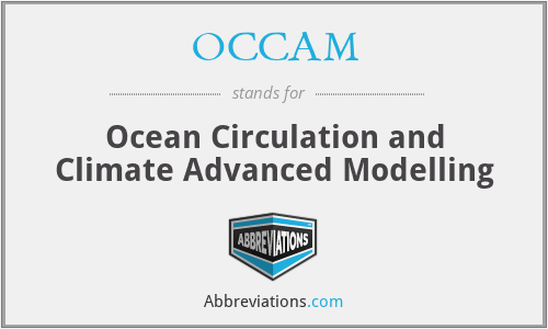 OCCAM - Ocean Circulation and Climate Advanced Modelling