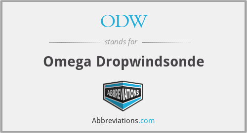 ODW - Omega Dropwindsonde