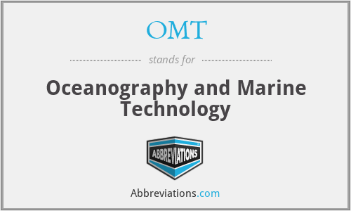 OMT - Oceanography and Marine Technology