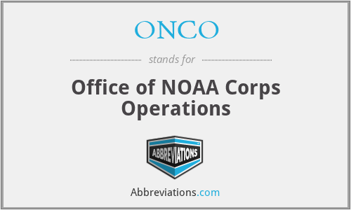 ONCO - Office of NOAA Corps Operations