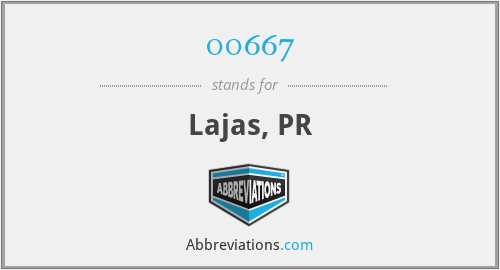 00667 - Lajas, PR