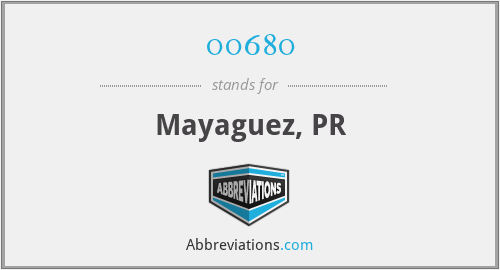 00680 - Mayaguez, PR