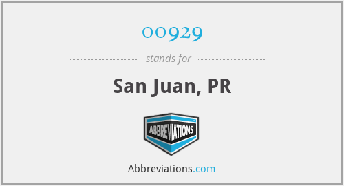 00929 - San Juan, PR