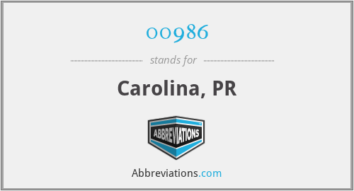 00986 - Carolina, PR