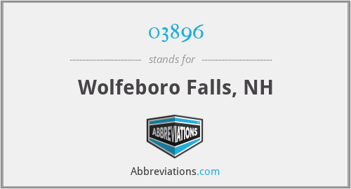 03896 - Wolfeboro Falls, NH