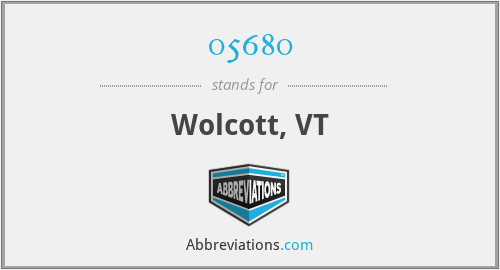 05680 - Wolcott, VT