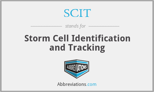SCIT - Storm Cell Identification and Tracking