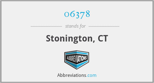 06378 - Stonington, CT