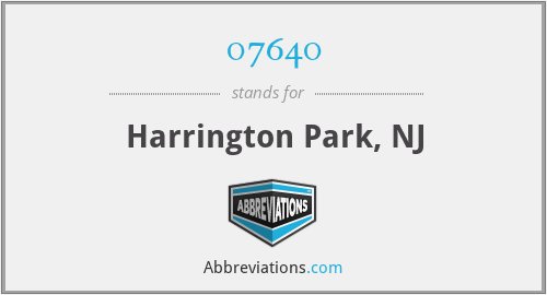 07640 - Harrington Park, NJ