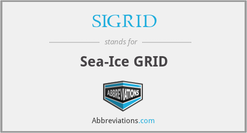 SIGRID - Sea-Ice GRID
