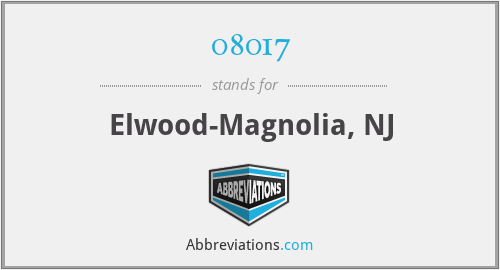 08017 - Elwood-Magnolia, NJ