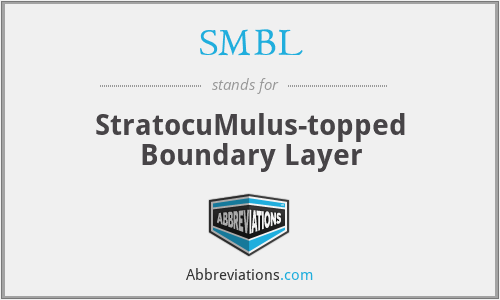 SMBL - StratocuMulus-topped Boundary Layer