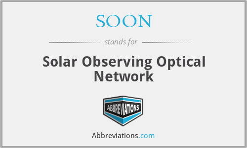 SOON - Solar Observing Optical Network