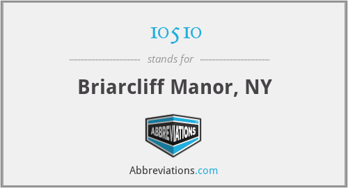 10510 - Briarcliff Manor, NY