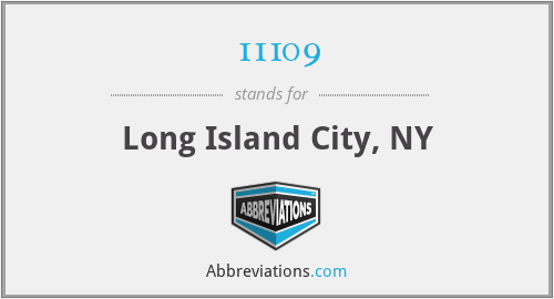 11109 - Long Island City, NY