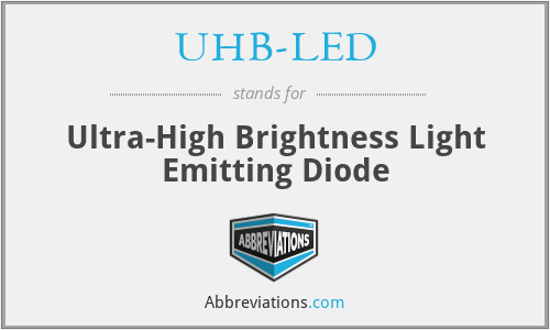 UHB-LED - Ultra-High Brightness Light Emitting Diode