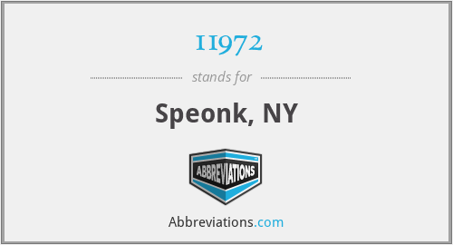 11972 - Speonk, NY