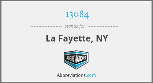 13084 - La Fayette, NY
