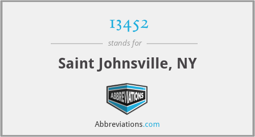 13452 - Saint Johnsville, NY