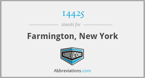 14425 - Farmington, New York
