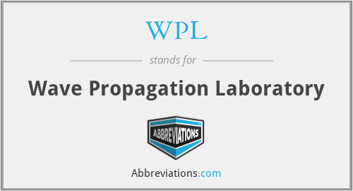 WPL - Wave Propagation Laboratory