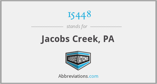 15448 - Jacobs Creek, PA