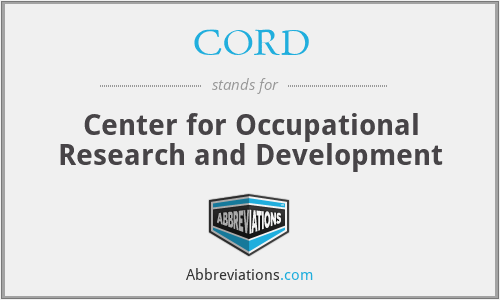 CORD - Center for Occupational Research and Development