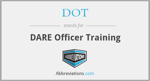 DOT - DARE Officer Training