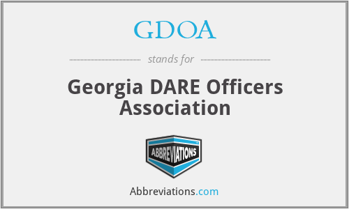 GDOA - Georgia DARE Officers Association