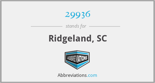29936 - Ridgeland, SC