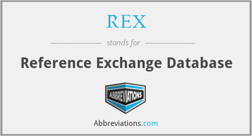 REX - Reference Exchange Database