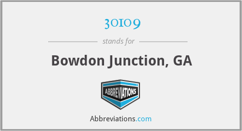 30109 - Bowdon Junction, GA