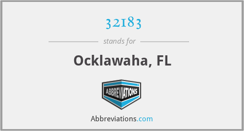 32183 - Ocklawaha, FL