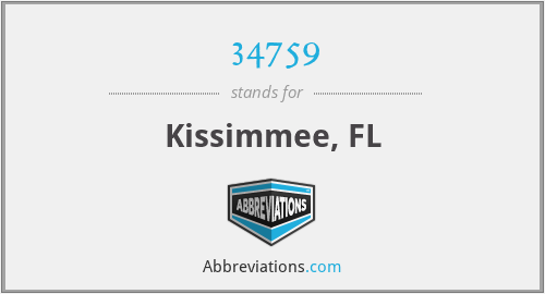 34759 - Kissimmee, FL
