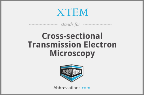 XTEM - Cross-sectional Transmission Electron Microscopy